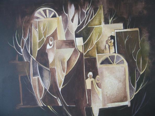 الرسم للاستاذة سهام سجيرات