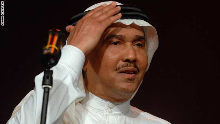 Saudi Arabian singer Mohammad Abdo salut