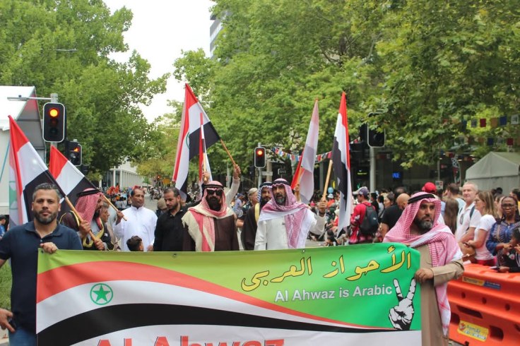 الجالية الأحوازية في استراليا  تنظم يوماً احوازياً
بالتزامن مع يوم التعدد الثقافي الذي يصادف يوم الجمعة ، السابع والثامن  من فبراير  من كل عام، وللعام الثاني على التوالي، نظمت الجالية الأحوازیة في كانبرا عاصمة أستراليا الخيمة الاحوازية الثانية، وسط حضور حاشد لأبناء للجالية الأحوازية والعربية والمتضامين والزوار الأجانب.